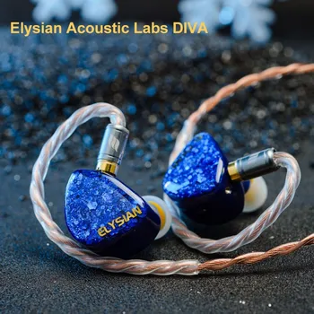 Elysian Acoustic Labs DIVA 2023 Драйверы 6 BA IEMs Внутриканальные Мониторы Наушники с 3-Позиционным Вращающимся переключателем Настройки Signature Series Ares S