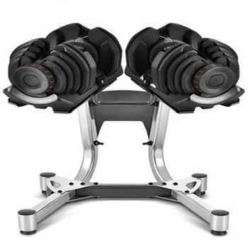 Бытовые тренажеры для фитнеса с гантелями 40 кг, Быстрый Интеллектуальный Автоматический Регулируемый Набор Гантелей Для Поднятия Тяжестей