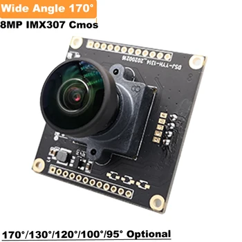 UHD 4K 8MP IMX317 Сенсор 1/2,8 дюйма 170 Градусов Широкоугольный Максимальное разрешение 3840x2160 Mjpeg 30 кадров в секунду UVC Mini USB Модуль камеры