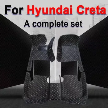 Для Hyundai Creta IX25 2019 2018 2017 2016 2015 Автомобильные коврики для Укладки, украшения, Защита Автоаксессуаров, Ковры для интерьера