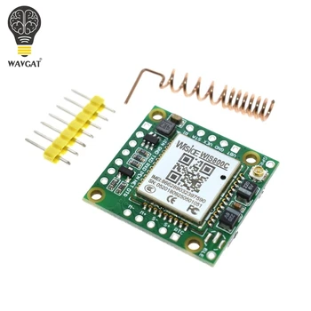 WAVGAT Самый маленький GPRS GSM Модуль WIS800C Micro SIM-карта Основная плата Четырехдиапазонный TTL Последовательный Порт, совместимый с SIM900A SIM800L SIM800C
