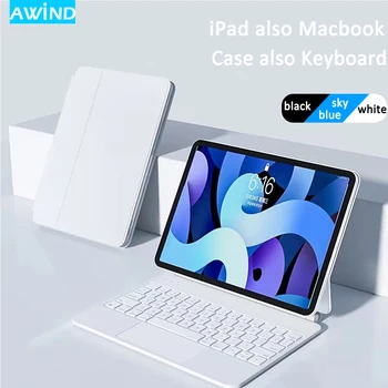 Чехол AWIND Magic Trackpad с клавиатурой для iPad Pro Беспроводной Bluetooth с магнитной подсветкой 11-дюймовый чехол Gen Generation в корейском стиле