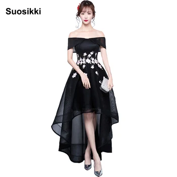 Suosikki/ Лидер продаж, Элегантное Вечернее платье с коротким передом и длинной спинкой 2021, Дешевые вечерние импортные платья для торжественных случаев, Robe De Soiree