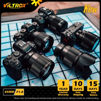 VILTROX 85 мм F1.8 Полнокадровый объектив С автоматической Фокусировкой Портретный Основной объектив для Nikon Z mount Fuji X mount Sony E mount Camera Lens Mark II