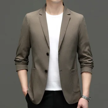 6898-2023 новый маленький костюм мужской корейской версии приталенного костюма мужской молодежной куртки