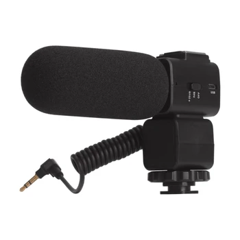 Встроенный конденсаторный микрофон DXAB для потоковой записи цифровых зеркальных видеокамер