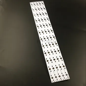 Алюминиевая печатная плата 30 см x 1 см для светодиодов 12x1 Вт, 3 Вт, 5 Вт серии 30 шт.