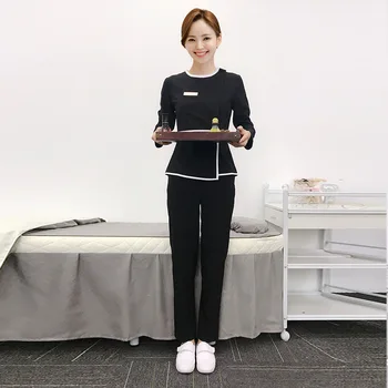 Корейский салон красоты униформа косметолога спа-оздоровительный центр рабочая одежда женская ванна для ног сауна массажный техник одежда костюм