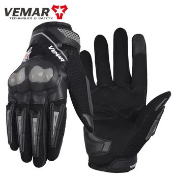 Мотоциклетные перчатки Vemar VE-16 С нескользящей защитой, Твердая оболочка, для мотокросса, Luvas Para, Мотоциклетные перчатки