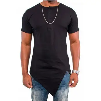 MRMT 2023, Фирменная новинка, мужская популярная однотонная универсальная футболка Неправильной формы с короткими рукавами в стиле Хип-Хоп, модная Повседневная Мужская