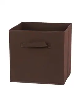 Тканевые ящики для хранения - Кубические корзины для хранения, Корзины для организации С двойными ручками, Складные Кубические корзины для полки, органайзер для шкафа
