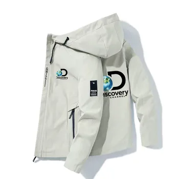 2022 Мужская осенне-зимняя походная куртка, Мужская водонепроницаемая куртка-ветровка на открытом воздухе, топы, Модное дышащее пальто с капюшоном