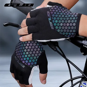 Велосипедные перчатки GUB с полупальцами, Ударопрочные износостойкие Дышащие MTB, спортивные перчатки для шоссейных велосипедов, Мужское Женское Велосипедное снаряжение