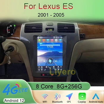 Liyero Android 12 Для Lexus ES ES250 ES300 ES330 ES350 2001-2005 Автомобильный Радио Стерео Мультимедийный Плеер GPS Навигация Видео Carplay