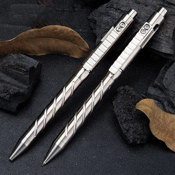 Тактическая ручка из титанового сплава, Деловая ручка для подписи, Нейтральная Ручка, Пишущая Ручка, Инструмент для заправки G2