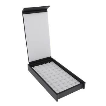 50 Сеток, 10-рядная коробка для демонстрации драгоценных камней, чехол для хранения ювелирных изделий с бриллиантами