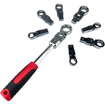 9-19 мм, многофункциональный шестеренчатый ключ из 8 частей, комбинированный гаечный ключ с храповиком, ручной инструмент