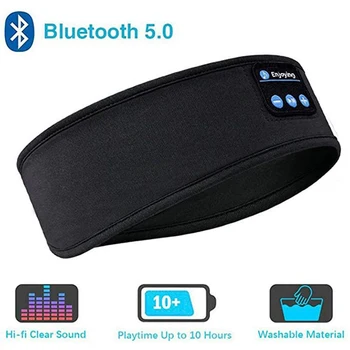 Оригинальная Беспроводная Bluetooth-гарнитура Спортивная повязка на голову для сна Маска для глаз Fone Bluetooth Наушники Air Pro Earbuds Беспроводные наушники