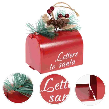Металлическое украшение почтового ящика, Железная поделка, Рождественская подвеска для вечеринки, украшения для Рождественского фестиваля