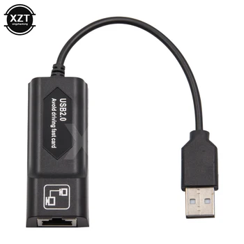 10/100 Мбит/с USB 2.0 Проводной USB к Rj45 Lan Ethernet адаптер SR9900 Сетевая карта для ПК Macbook Ноутбук с Windows