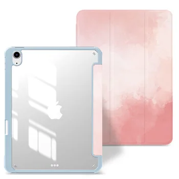Прозрачный Акриловый Кожаный Чехол для iPad 10-го поколения Case 2022 8-го 9-го 10,2 iPad Pro 11 Air 5 4 10,9 Чехол От падения Shell