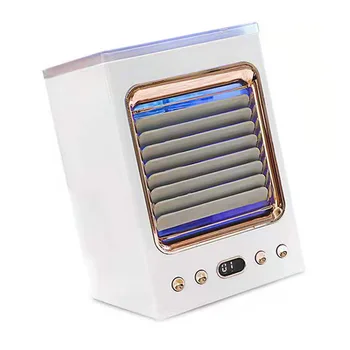 Портативный Охладитель воздуха С Увлажнителем USB Small Space Cooling Со светодиодной Подсветкой для Офиса Кемпинга в помещении