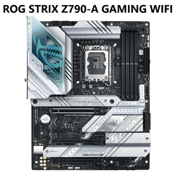 Материнская плата ASUS ROG STRIX Z790-A GAMING WIFI 6E D5 Intel B760 13-го и 12-го поколений LGA 1700 white ATX, 12 + 1 Каскад питания, DDR5 PCIe 5.0