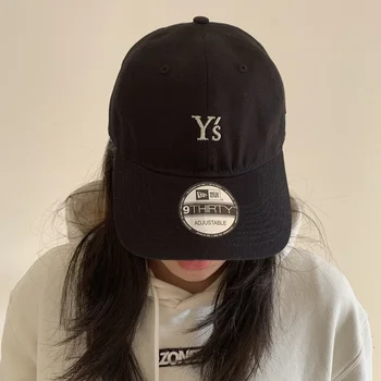 Летняя Кепка Yohji Yamamoto с вышитой буквой YS, одинаковая кепка для мужчин и женщин, бейсболка