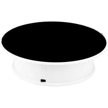 Черный бархатный стол с электроприводом и вращающимся дисплеем, идеально подходящий для ювелирных изделий, хобби, Коллекционный продукт