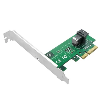 Плата адаптера PCIE4.0 X4 на один порт FF-8643 U.2 Nvme Плата расширения PCIE4.0 Разъемная карта U2 Карта адаптера