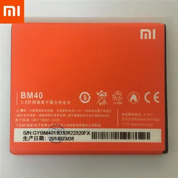 100% Резервный новый Аккумулятор BM40 2030mAh для Xiaomi Mi Redmi 1-1S В наличии С номером отслеживания