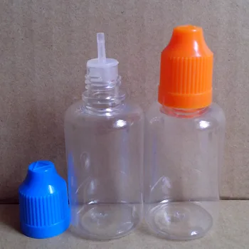 Быстрая доставка 50 шт. пластиковый флакон с защитной крышкой 30 мл баночка для жидкости ПЭТ Пустая бутылка-капельница