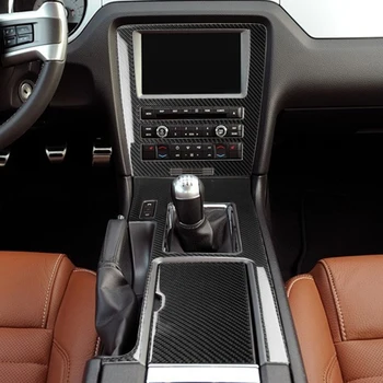 Наклейки для отделки панели передач Ford Mustang 2009 2010 2011 2012 2013 на центральной консоли автомобиля, боковой панели приборной панели