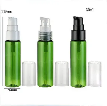 100x30 мл Зеленый пластиковый Лосьон ПЭТ Насос Бутылка 30 куб. см Контейнер для шампуня