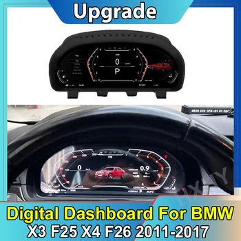 Автомобильный ЖК-Цифровой Кластерный Измеритель скорости Виртуальной кабины Приборной Панели Для BMW X3 X4 F25 F26 2011-2017 Панель Приборного Экрана