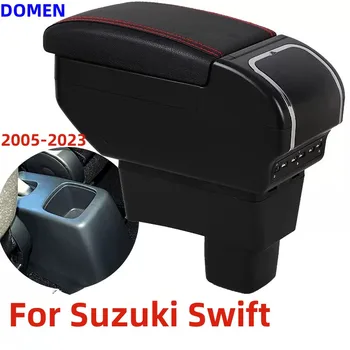 для Suzuki Swift подлокотник коробка универсальная модификация центральной консоли автомобиля аксессуары с двойным подъемом с 9 USB 2005-2023