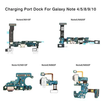 Оригинальный USB Порт для зарядки док-станция Для Samsung Galaxy Note 4 5 8 9 10 N950F N960F N910F Разъем Для Зарядки Гибкого Кабеля Ремонтная Часть