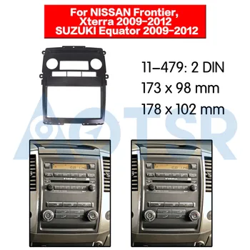 Радиоприемник 2 din для NISSAN Frontier Xterra 2009-2012 для SUZUKI Equator 2009-2012 Адаптер для установки аудиопанели