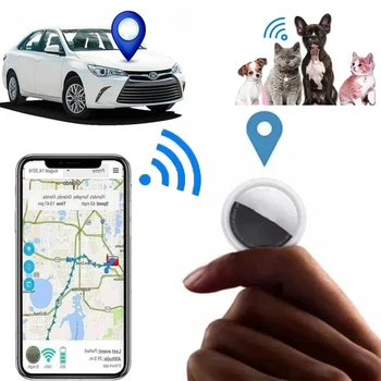 Мини GPS Трекер 4,0, Совместимый с IOS/Android, Умный Локатор Для AirTag, Защита от Потери Ключей устройства, Поиск домашних животных для Apple