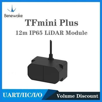 Лидарный модуль Benewake TFmini Plus, IP65 микро-одноточечный лидарный датчик TOF на короткие расстояния, совместимый как с UART IIC, так и с UART IIC I/O