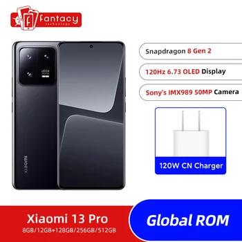 Глобальная Встроенная Память Xiaomi Mi 13 Pro Snapdragon 8 Gen 2 50MP Leica Камера 120 Вт HyperCharger 4820 мАч 2K 120 Гц Экран Mi13 MIUI 14