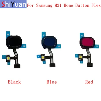 Датчик отпечатков пальцев Кнопка Home Гибкий Кабель Лента Для Samsung M31 M315F Сенсорный Датчик Flex Запасные части