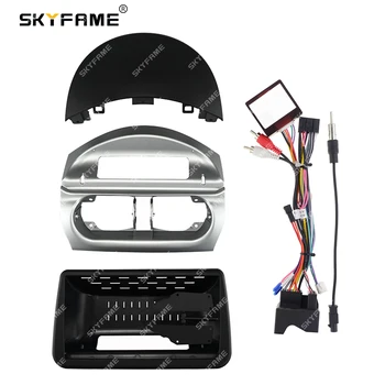 SKYFAME Автомобильная рамка Адаптер для фасции Canbus Box Декодер Android радио Приборная панель Комплект для Opel Combo Corsa Tigra