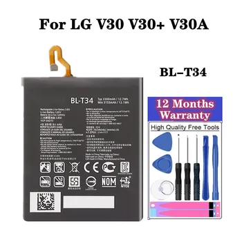Высококачественный сменный аккумулятор BLT34 BL-T34 для LG V30 V30 + V30A H930 H932 LS998 3300 мАч BL T34 для телефона + инструменты, в наличии