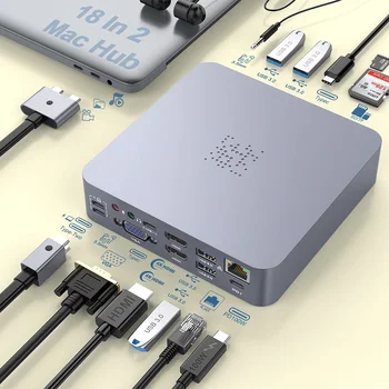 Mac USB C адаптер type c для зарядки HDTV PD с разрешением 4k 60 Гц