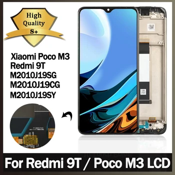 Оригинальный Для Xiaomi Redmi 9T 9M2010J19SG ЖК-дисплей с Сенсорным экраном Дигитайзер В Сборе Для Poco M3 M2010J19CG ЖК-дисплей с экраном