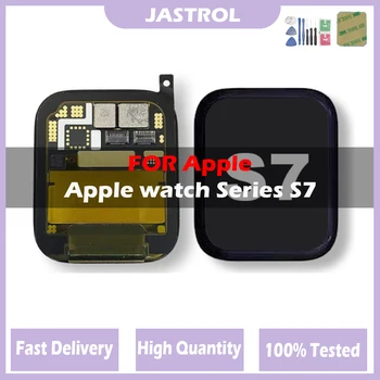 ЖК-дисплей для Apple Watch Series 7 с сенсорным ЖК-экраном oled-дисплей дигитайзер в сборе Замена iWatch 41 мм 45 мм с инструментами