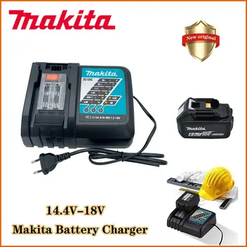 Makita Оригинальное Зарядное устройство DC18RC Makita 3A 6A 14,4 V 18V Bl1830 Bl1430 BL1860 BL1890 Зарядное устройство для инструментов Usb 18VRC
