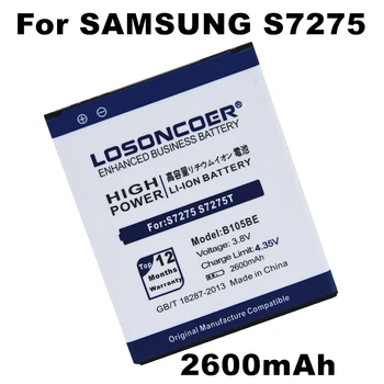 LOSONCOER 2600 мАч B105BE B105BU Аккумулятор Для Samsung Galaxy Ace 3 LTE S7275 T399 Аккумулятор + Подарочные инструменты + наклейки