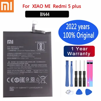 Оригинальный Аккумулятор Xiao mi 2022 года BN44 4000 мАч для Xiaomi Redmi 5 Plus, Высококачественная Сменная Батарея телефона + Бесплатные инструменты